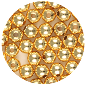 M34-1 - metal bead - gold plated
