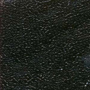 DB010 - Miyuki Delica Beads - opaque black