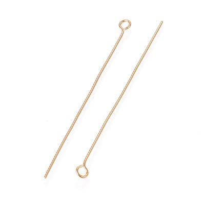 JF80-STST-1 - 304 Stainless Steel Eye Pins - Gold Colour