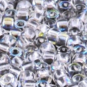 SBP8-1 - Matubo Czech size 8 seed beads - crystal AB