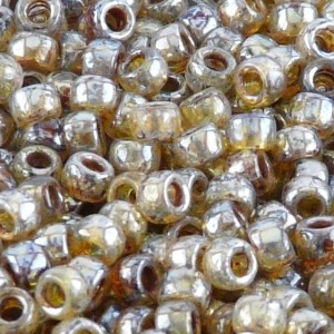 SBP8-223 - Matubo Czech size 8 seed beads - crystal picasso