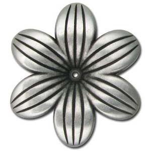CCB37-2&nbsp;48x7mm flower antique silver