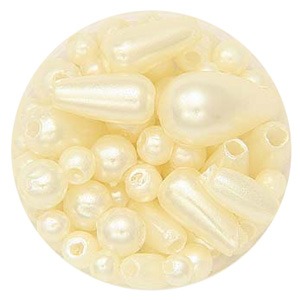 CT22 - assorted plastic pearls-candy tube