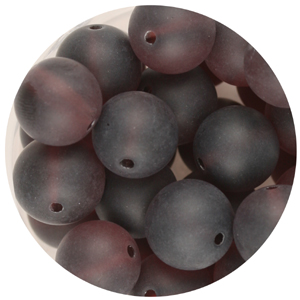 GB241F-13 pressed frosted glass beads - amethyst GB241F-13 pressed frosted glass beads - amethyst