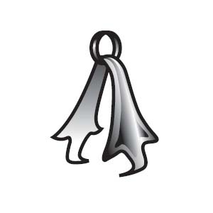 JF59-2 - small bail with loop silver