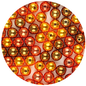 CT6 - Japanese imitation round pearls, metallic mixes - candy tube