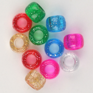 PB6 SP - pony beads sparkle - single colours