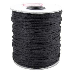 S212 black Nylon bead cord - black