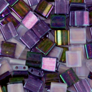 TL  M3 Miyuki tila beads - purples mix