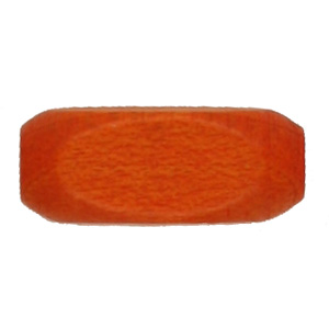 WB7 - oval cut wooden bead