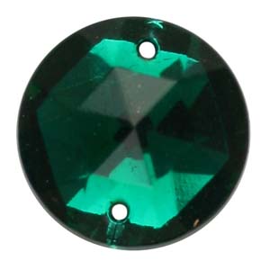 ES3-3&nbsp;glass embroidery stone  -emerald