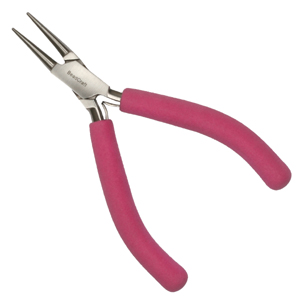 S115 P - premium range round nose pliers - pink