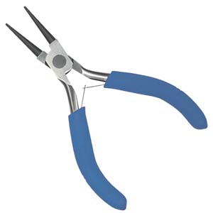 S115 B - premium range round nose pliers - blue