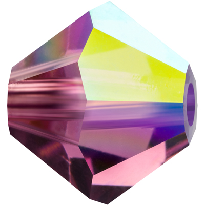 PCBIC04 PL AB 1 - Preciosa crystal bicones - AB colours 1