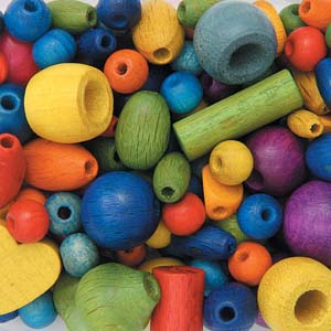 BP5 - mixed wooden beads