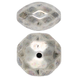 CCB3 - faceted oval bead