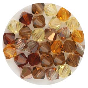CGB9C mixed 4mm bicone mixed colors CGB9C mixed 4mm bicone mixed colors