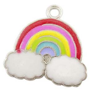 CH40 enamel rainbow charm CH40 enamel rainbow charm