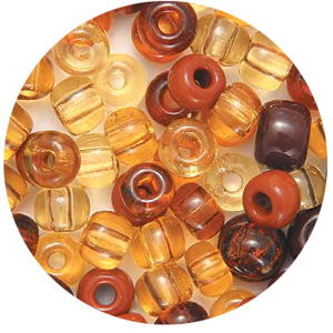 CTROC - mixed large rocailles - candy tube
