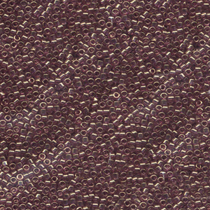 DB108 Miyuki delica beads - gold luster amethyst