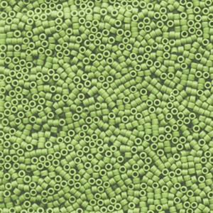 DB1585 Miyuki delica beads - opaque avocado DB1585 Miyuki delica beads - opaque avocado