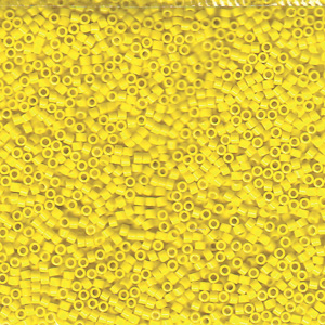 DB721 Miyuki delica beads - opaque yellow