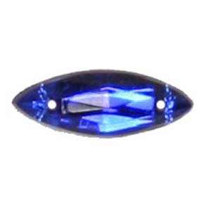 ES10-5&nbsp;glass embroidery stone  -sapphire