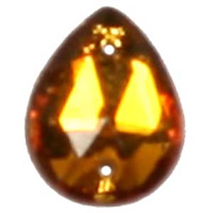 ES12-1&nbsp;glass embroidery stone  - topaz