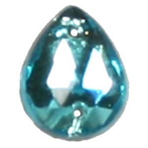 ES12-4&nbsp;glass embroidery stone  - aqua