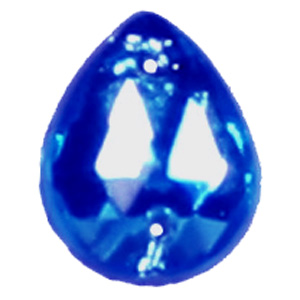 ES12-5&nbsp;glass embroidery stone  - sapphire