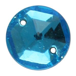 ES1-4&nbsp;glass embroidery stone  - aquamarine