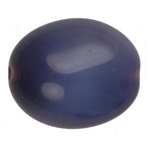 GB300 - two-tone Czech oval pressed glass beads
