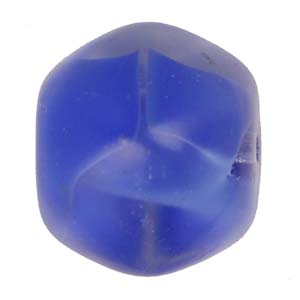 GB303 - two-tone Czech irregular pressed glass beads