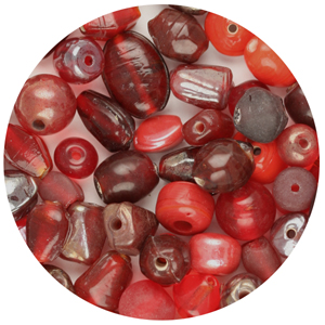 GBSM-3 small glass bead mix - red GBSM-3 small glass bead mix - red