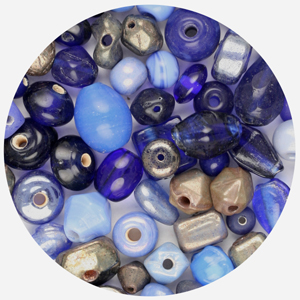 GBSM-6 small glass bead mix - royal blue GBSM-6 small glass bead mix - royal blue
