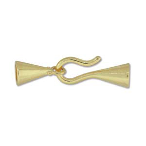 JF191-1 Kumihimo findings: hook and eye - gold JF191-1 Kumihimo findings: hook and eye - gold