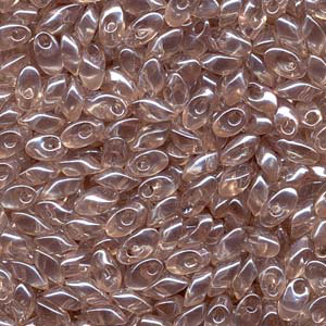 LMA-3502 Miyuki long magatama beads - light tan transparent LMA-3502 Miyuki long magatama beads - light tan transparent