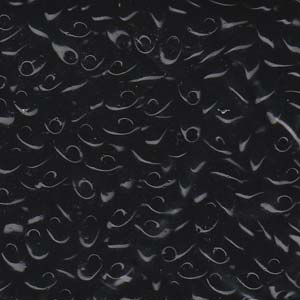 LMA-401 Miyuki long magatama beads - black LMA-401 Miyuki long magatama beads - black