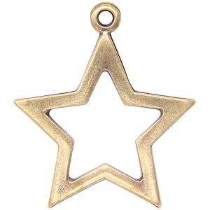 ME22&nbsp;hollow star pendant