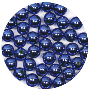 P4C Met - chinese round plastic pearls - metallic