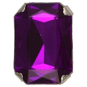 PES50 facetted acrylic stone with mount - octagon PES50 facetted acrylic stone with mount - octagon
