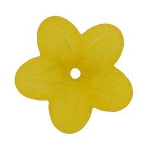 PF12 F - frosted acrylic flowers - colours