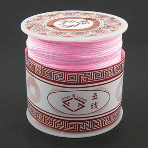 S203 lt pink Nylon bead cord - light pink S203 lt pink Nylon bead cord - light pink