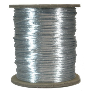 S215 LT BLUE Rattail Satin Cord - Light Blue