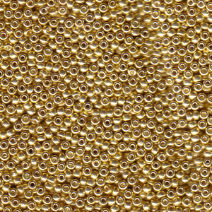 SB11J-91052 Miyuki size 11 seed beads - galvanized yellow gold SB11J-91052 Miyuki size 11 seed beads - galvanized yellow gold