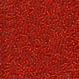 SB11J-910 Miyuki size 11 seed beads - s/l red SB11J-910 Miyuki size 11 seed beads - s/l red