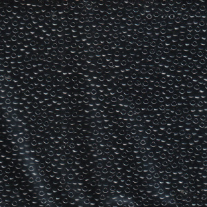 SB11J-9401 Miyuki size 11 seed beads - black