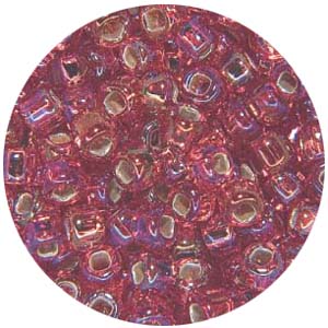 SB11 s/l AB cols - Matsuno seed beads 11/0 silver lined AB colours