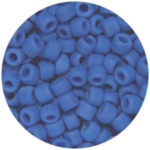 SB11 739M - Matsuno seed beads 11/0 opaque matt medium blue