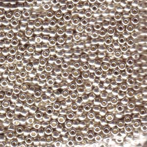 SB8J-91051 Miyuki size 8 seed beads - galvanized silver SB8J-91051 Miyuki size 8 seed beads - galvanized silver